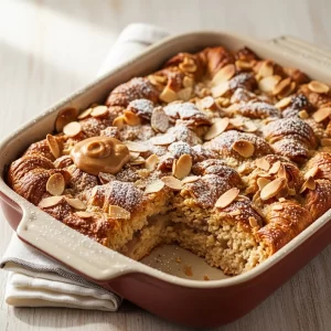 Almond Croissant Baked Oatmeal: A Cozy Twist on Breakfast