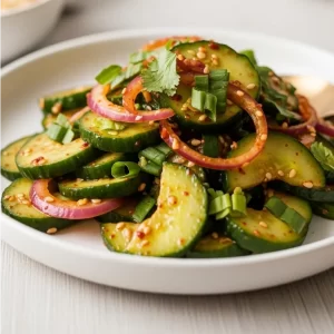 Crunchy Korean Spicy Cucumber Salad: A Flavorful Kick