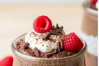 Decadent Chocolate Chia Pudding Made with Almond Milk