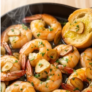 Garlic-Kissed Gambas: Shrimp Delight Without the Wine