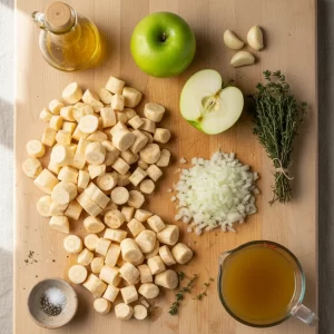 Velvety Roasted Parsnip & Apple Soup: A Creamy Delight