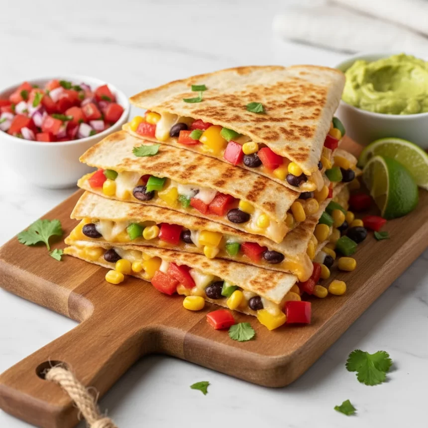 Colorful Veggie Quesadilla with Bell Peppers: A Flavorful Twist