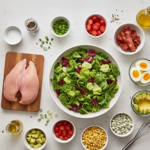 Power-Packed Cobb Salad with Grilled Chicken & Beef Bacon