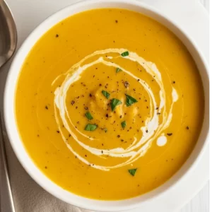 Golden Harvest: Easy Roasted Butternut Squash Soup Recipe