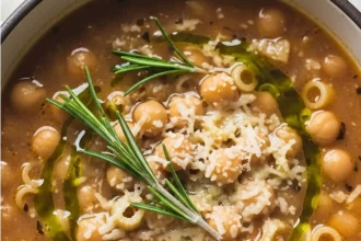 Hearty Pasta e Ceci: Italy's Comfort Chickpea Soup Recipe