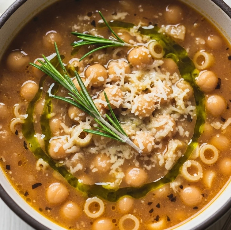 Hearty Pasta e Ceci: Italy's Comfort Chickpea Soup Recipe