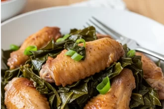 Smoky Collard Greens with Turkey Wings: A Southern Classic