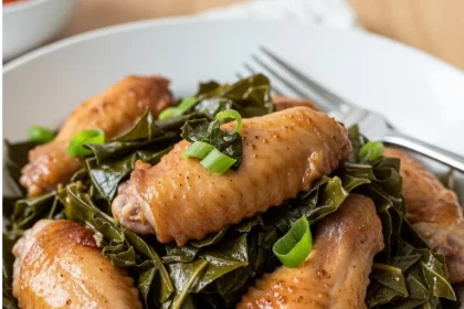 Smoky Collard Greens with Turkey Wings: A Southern Classic