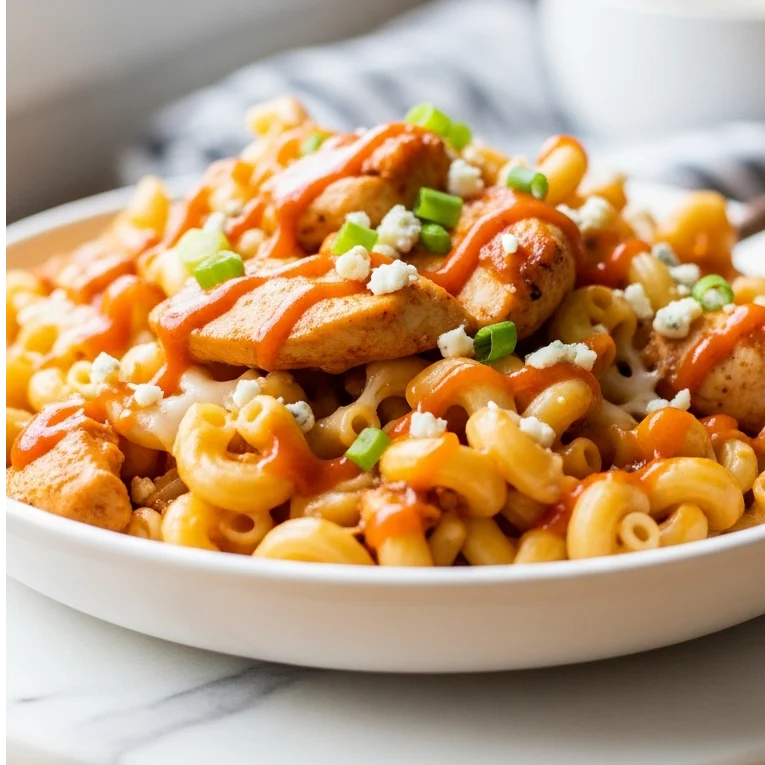 Spicy Buffalo Mac & Cheese with Chicken: A Flavor Kick
