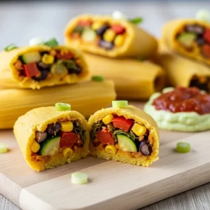 Savor Veggie Tamales: Mushrooms and Zucchini Delight