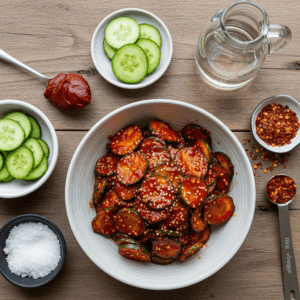 Crunchy Korean Spicy Cucumber Salad: A Flavorful Kick