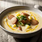 Hearty Creamy Chicken Sausage and Potato Soup Recipe