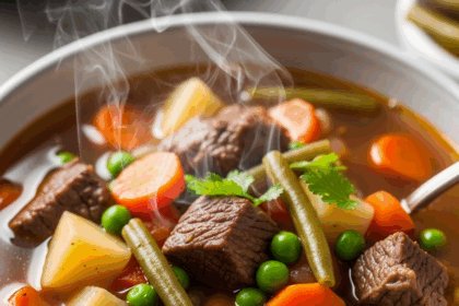 Hearty Slow Cooker Beef & Veggie Soup: Comfort in a Bowl