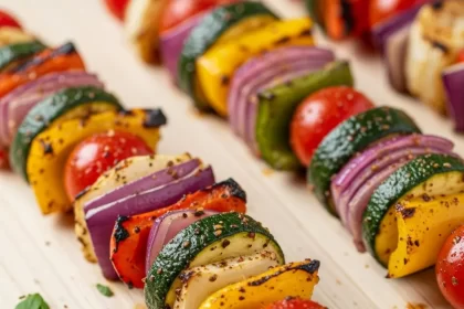Savor the Spice: Grilled Veggie Skewers with Creole Flair