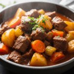 Savor the Comfort: Hearty Beef and Potato Stew Recipe