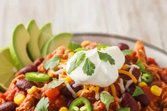 Hearty Crockpot Chicken Enchilada Chili: Flavor Meets Ease