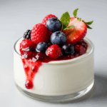 Silky Panna Cotta with Vibrant Berry Sauce: A Sweet Delight