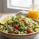 Write an engaging and SEO-optimized Pinterest Pin description for the recipe titled: “ Garlic-Kissed Sautéed Shrimp with Fresh Spinach Delight ”. The description should: • Be 2–3 sentences long, natural, and easy to read, and with emojis/icons included • Highlight what makes the recipe special, delicious, or simple to make. • Include sensory or emotional language that evokes taste, comfort, or joy. • Naturally use relevant keywords people might search for on Pinterest. • End with a gentle call-to-action, such as Save this recipe for later or Try it today. • Then, on a new line, include 3–8 relevant tags without # (mix of general and niche tags). Example tone: friendly, descriptive, and inviting — not robotic or overly promotional