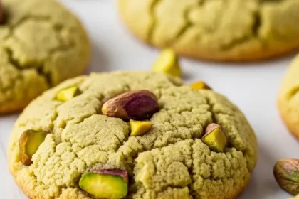 Sweet Harmony: Pistachio Turkish Delight Cookies Unveiled