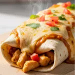 Smothered Chicken Burrito Bliss: Enchilada Sauce Magic