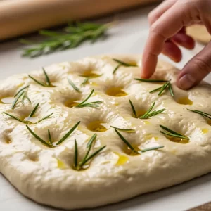 Golden Focaccia: Rosemary & Sea Salt Delight Unveiled