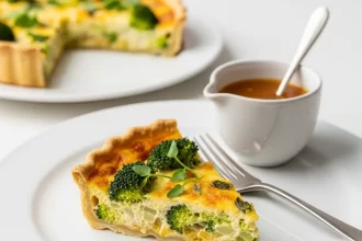 Deliciously Light: Crustless Broccoli & Cheddar Quiche Recipe