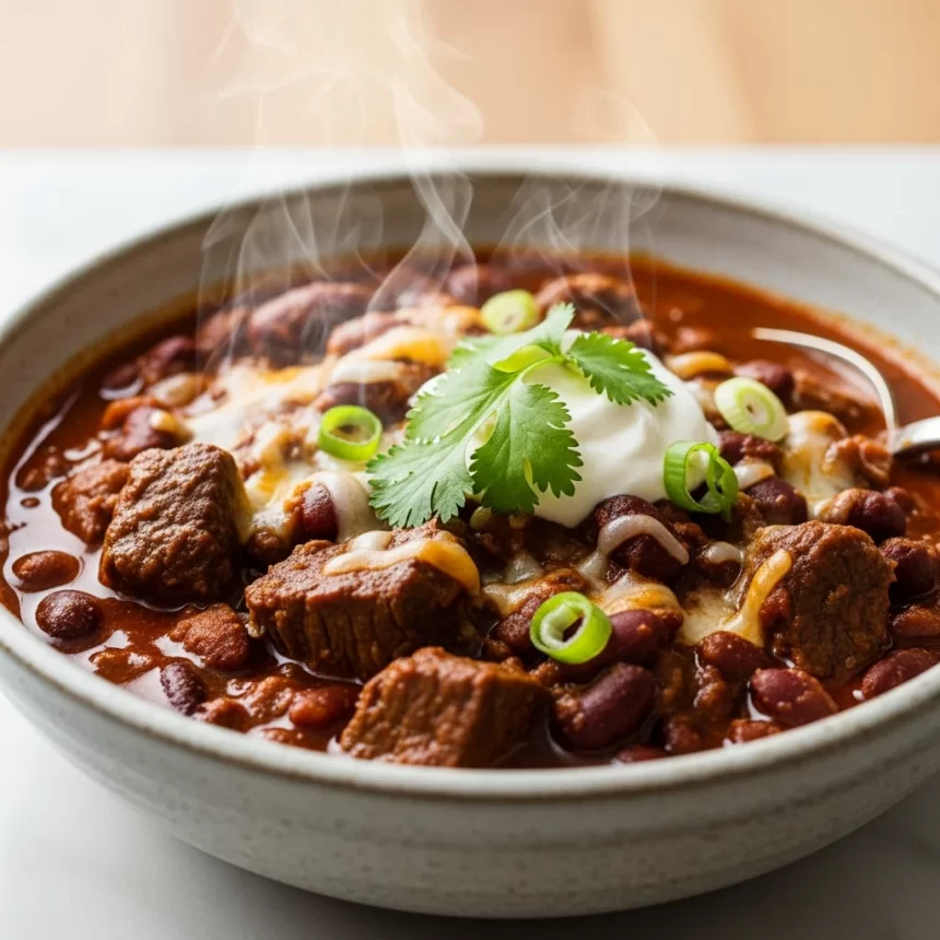 Smoky Beef Chili Recipe: A Rich Twist on Classic Comfort
