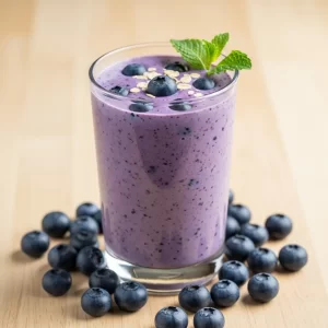 Boost Your Morning: Nutritious Blueberry Breakfast Shake