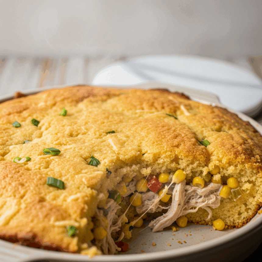 Select Savory Southern Chicken and Cornbread Casserole Delight Savory Southern Chicken and Cornbread Casserole Delight