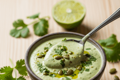 Unlock Flavor: Creamy Cilantro Pepita Dressing Delight