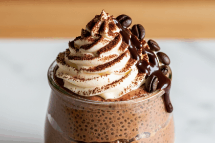 Energize Your Mornings: Mocha Chia Seed Pudding Delight