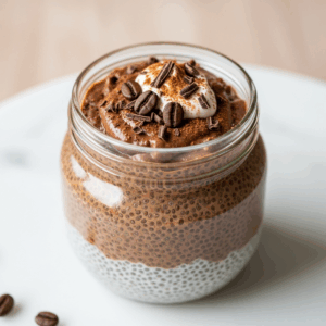 Energize Your Mornings: Mocha Chia Seed Pudding Delight