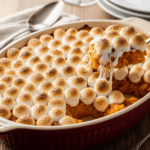 Timeless Sweet Potato Casserole with Gooey Marshmallows