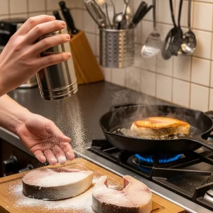 Savor Sicily: Pan-Seared Swordfish with Bold Mediterranean Flavors