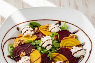 Brighten Your Plate: Roasted Beet Salad with Creamy Goat Cheese