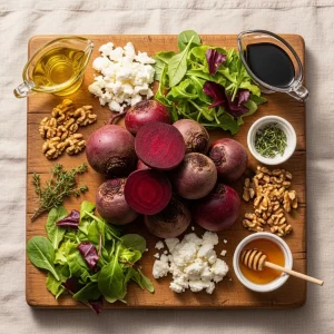 Brighten Your Plate: Roasted Beet Salad with Creamy Goat Cheese