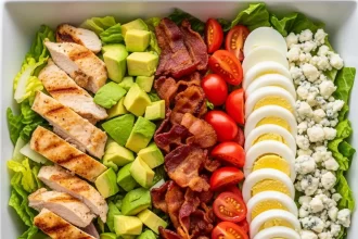 Select Decadent Cobb Salad: Grilled Chicken Meets Beef Bacon Bliss Decadent Cobb Salad: Grilled Chicken Meets Beef Bacon Bliss