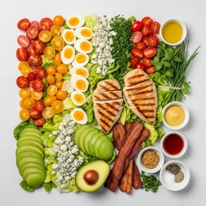 Select Decadent Cobb Salad: Grilled Chicken Meets Beef Bacon Bliss Decadent Cobb Salad: Grilled Chicken Meets Beef Bacon Bliss
