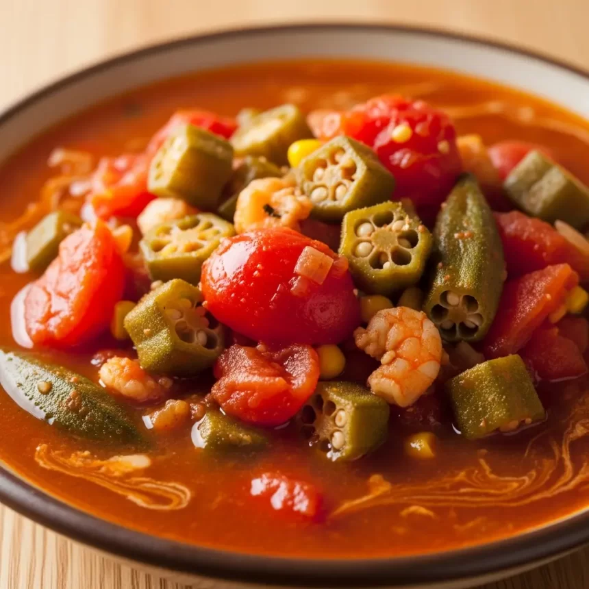 Hearty Southern Tomato & Okra Stew: A Taste of Tradition