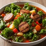 Hearty Spicy Chicken Sausage and Kale Soup Recipe Unveiled