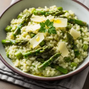 Creamy Asparagus & Parmesan Risotto: A Springtime Classic