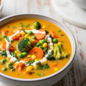 One-Pot Creamy Vegetable Soup: Simple Comfort in a Bowl