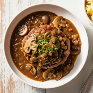 Savor Salisbury Steak: Comforting Mushroom Gravy Recipe