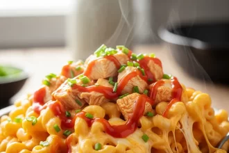 Spicy Buffalo Mac & Cheese with Chicken: A Cozy Twist