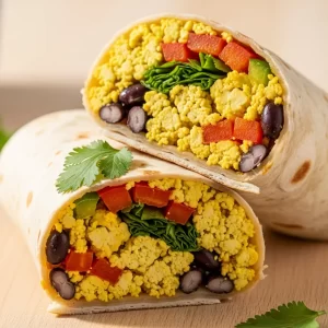 Sunrise Bites: Crafting Vegan Breakfast Burritos with Tofu Scramble