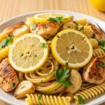 Zesty Lemon Garlic Chicken Pasta: A Flavorful Easy Recipe