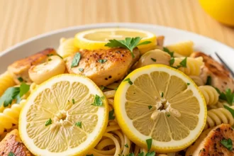 Zesty Lemon Garlic Chicken Pasta: A Flavorful Easy Recipe