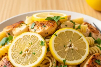 Zesty Lemon Garlic Chicken Pasta: A Flavorful Easy Recipe