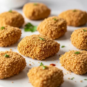 Crispy Vegan Southern “Chicken” Delight Made with Tofu