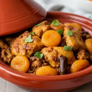 Sweet & Spiced: Moroccan Chicken Tagine with Apricots Revealed